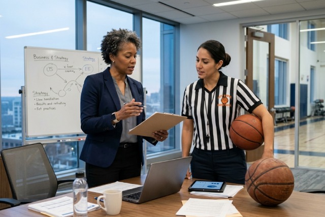 Basket et Business : Décrypter les rôles complémentaires du coach sportif et du manager d&rsquo;entreprise