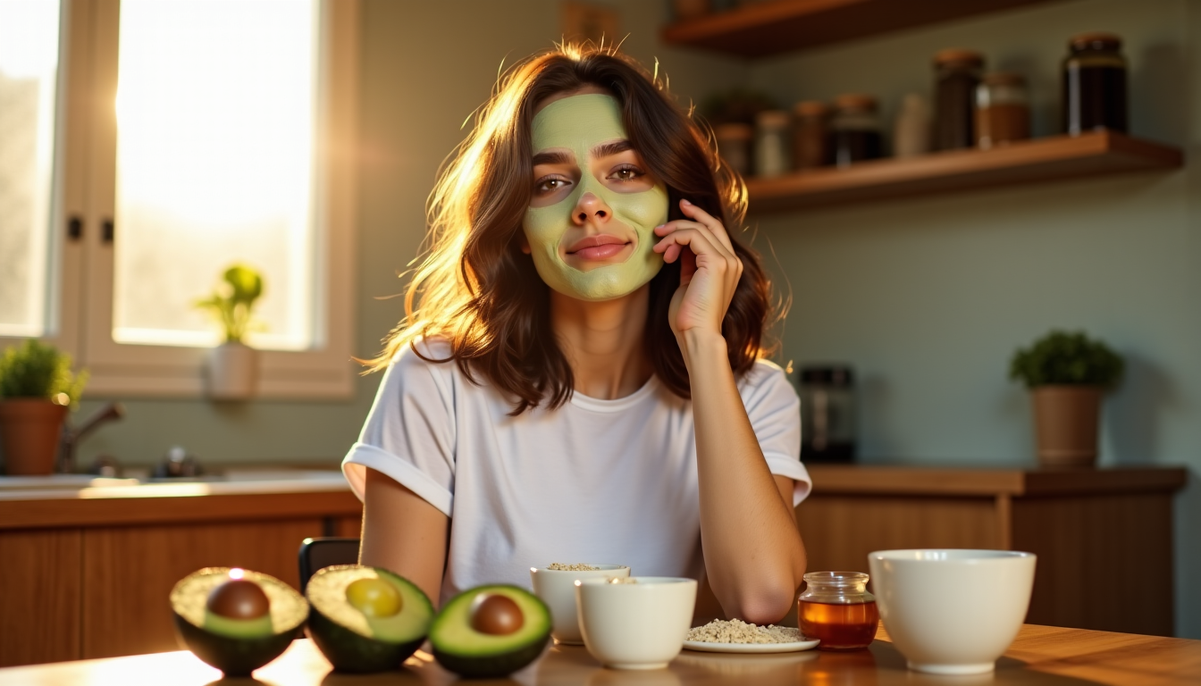 Recette de masque maison hydratant pour peau fatiguée et déshydratée