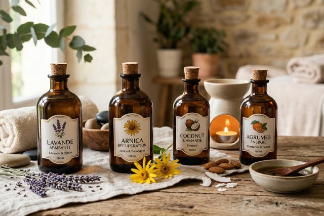 Les 10 huiles de massage incontournables et leurs vertus bien-être
